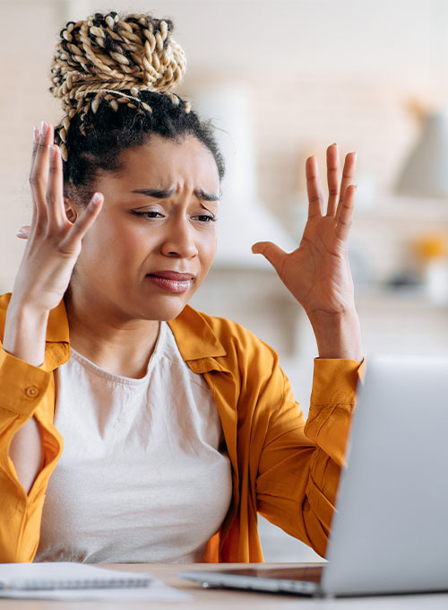Frustrated or restless